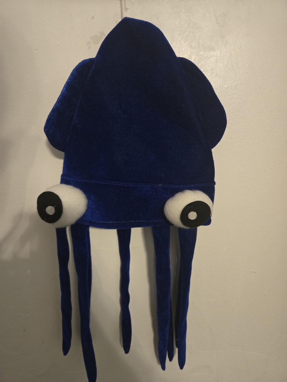 Blue Kids Squid Plush Hat